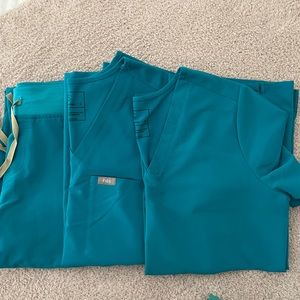 Figs Scrubs- Teal